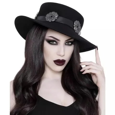 BRAND NEW BAGGED KILLSTAR - MYSTIC MAVEN CONCHO  HAT 