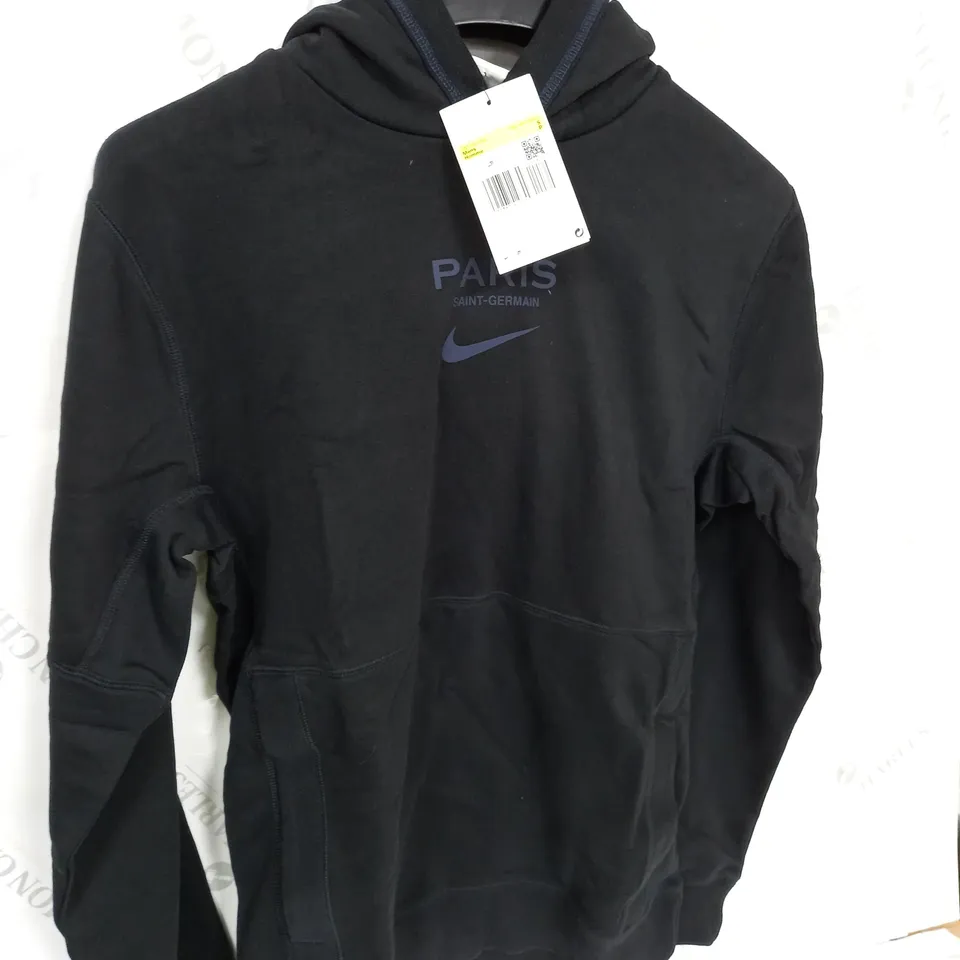 PSG NIKE BLACK HOODIE SIZE S