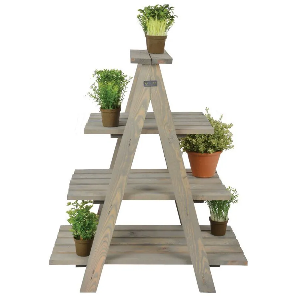 ESSCHERTS GARDEN TRIANGULAR PLANT STAND 