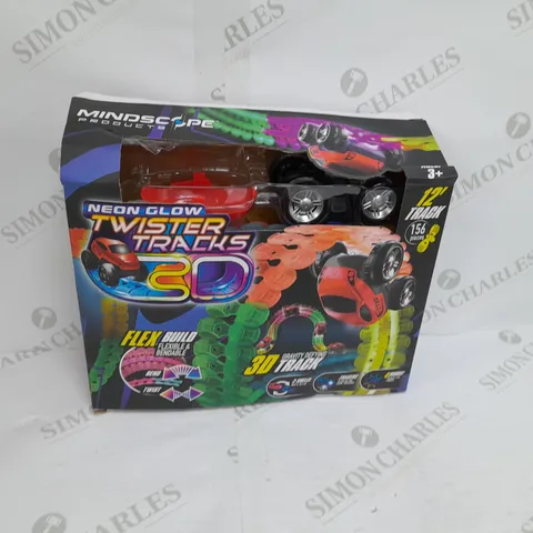 BOXED TWISTER TRACKS 3D 12 FOOT TRAX SET WITH CAR & CAR SHELL