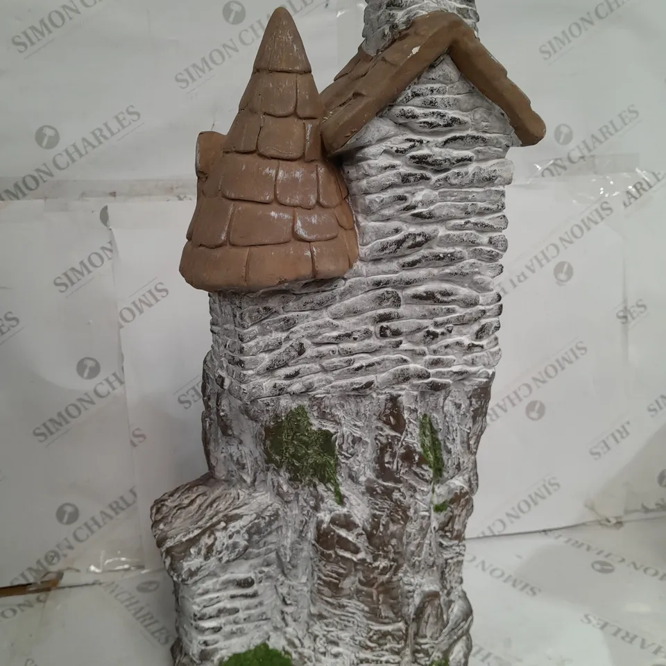 MY GARDEN STORIES LED CASTLE GARDEN SCULPTURE