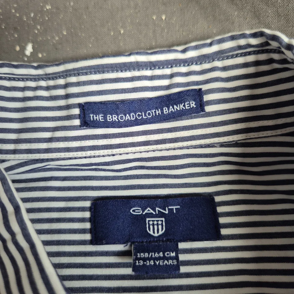 GANT KIDS STRIPED SHIRT, UK 13-14 (158/164 CM)