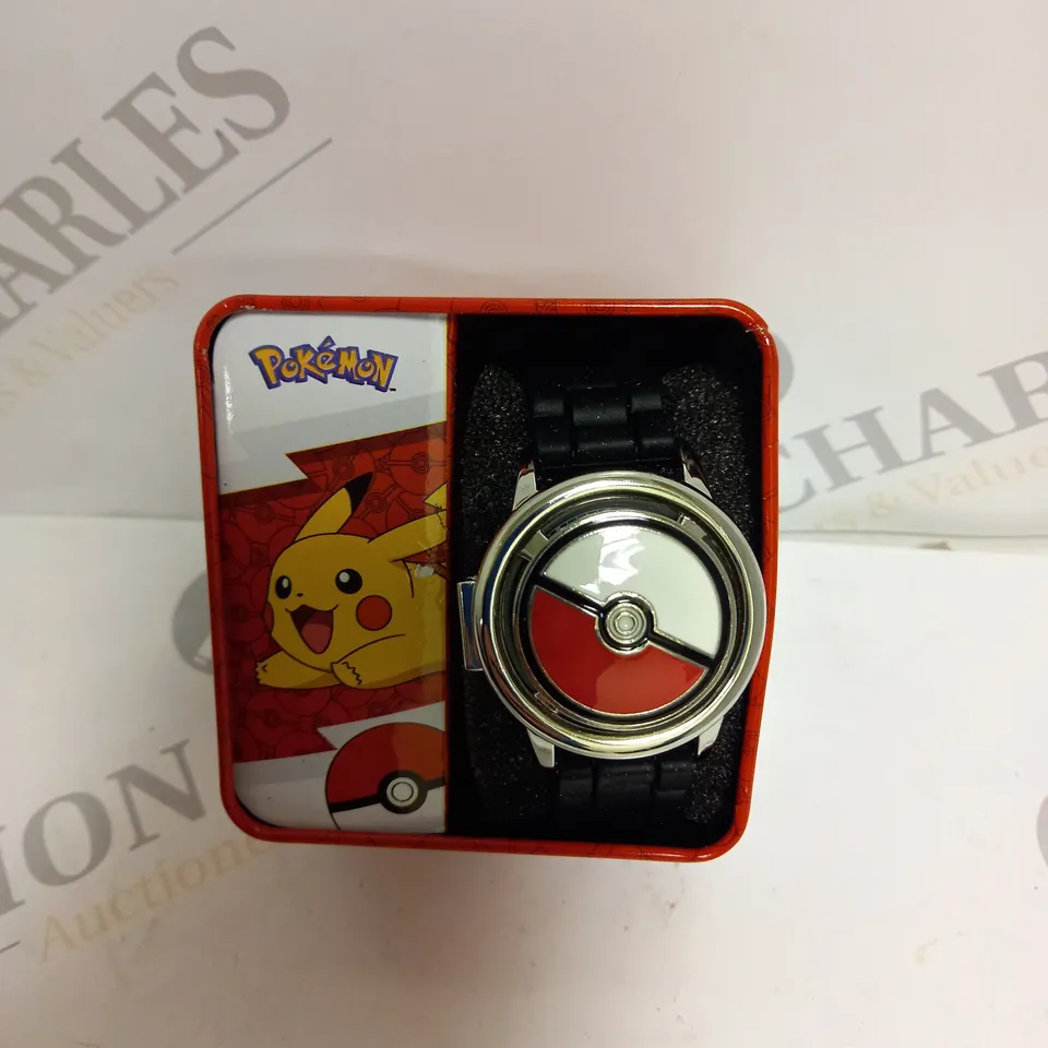 BOXED POKEMON POKEBALL SPINNING WATCH 