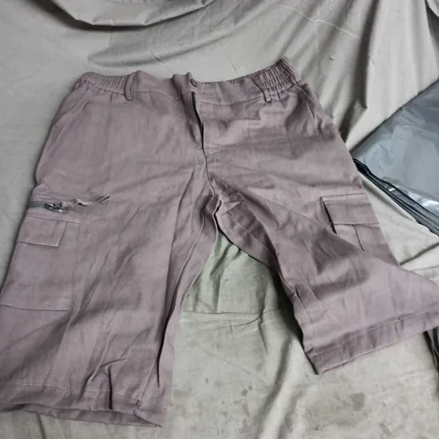 MEN'S CARGO SHORTS – MAUVE/PURPLE SIZE L