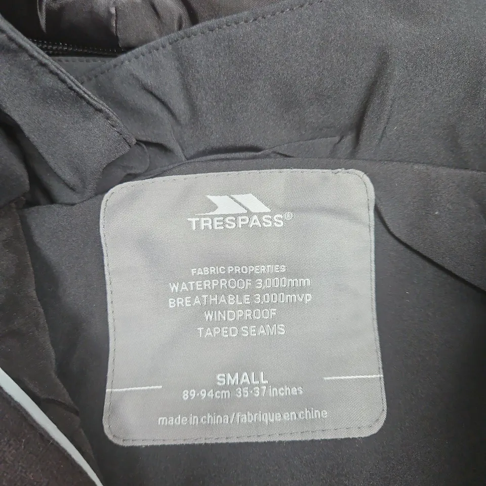 TRESPASS MEN'S WATERPROOF HOODED JACKET – UK SMALL