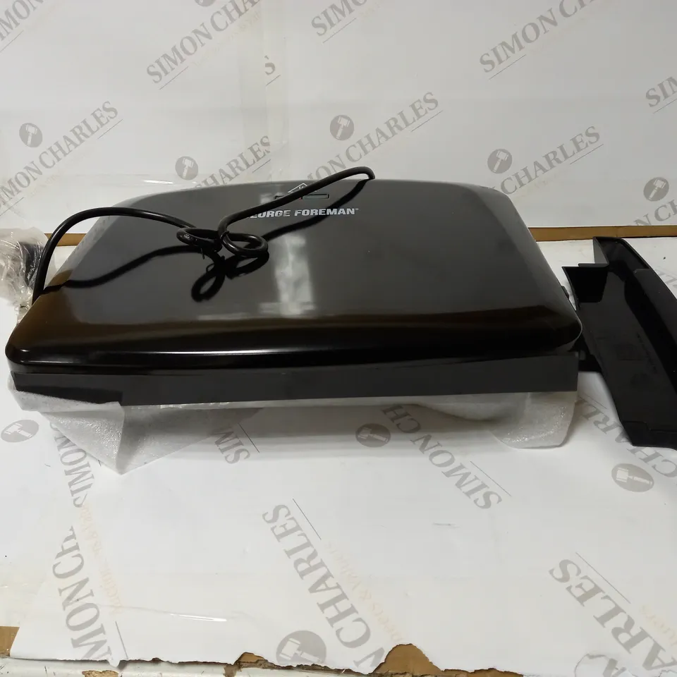 GEORGE FOREMAN MEDIUM REMOVABLE PLATES GRILL 24330, BLACK