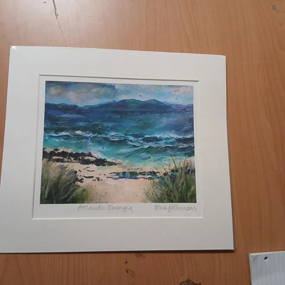 'ATLANTIC ENERGY' SIGNED PRINT IONA LEISHMAN