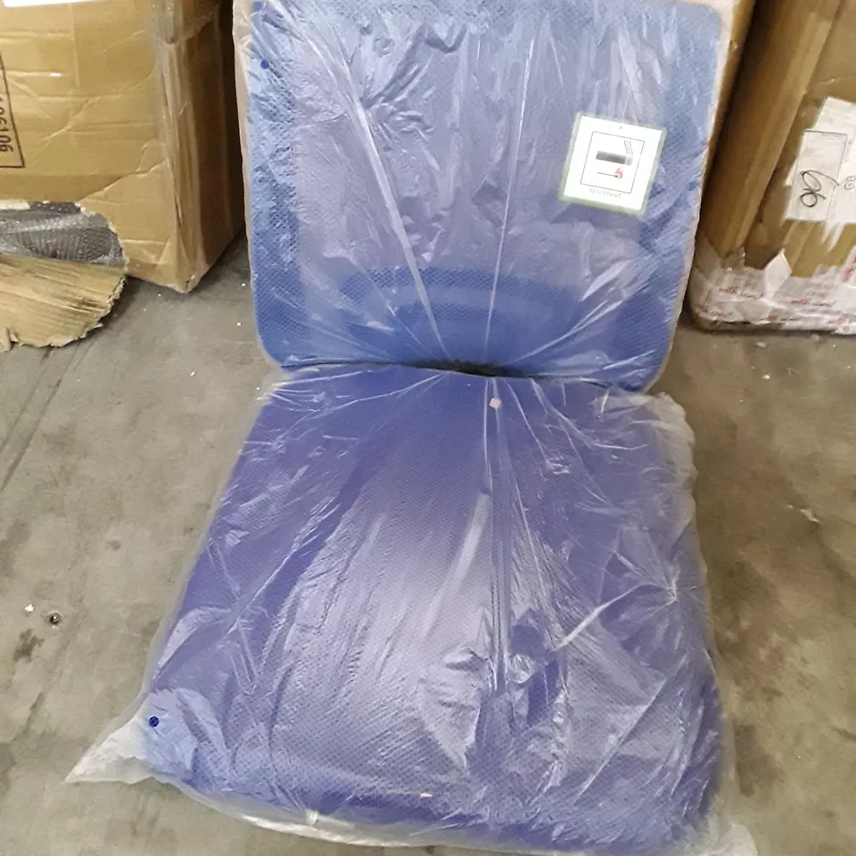 CLIPOP OFFICE CHAIR ERGONOMIC SWIVEL MESH CHAIR HEIGHT ADJUSTABLE - BLUE