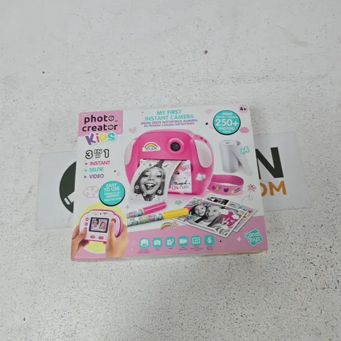 PHOTO CREATOR KIDS MY FIRST INSTANT CAMERA – PINK BOXED TOY