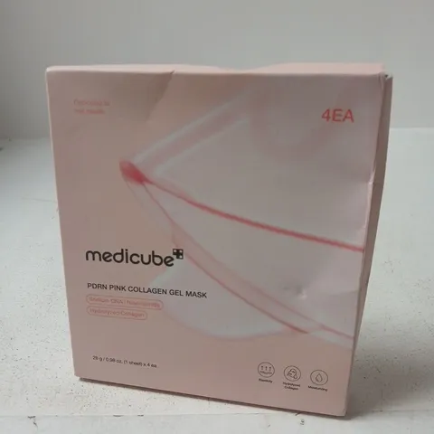 SEALED MEDICUBE PDRN PINK COLLAGEN GEL MASK (4 PACK)