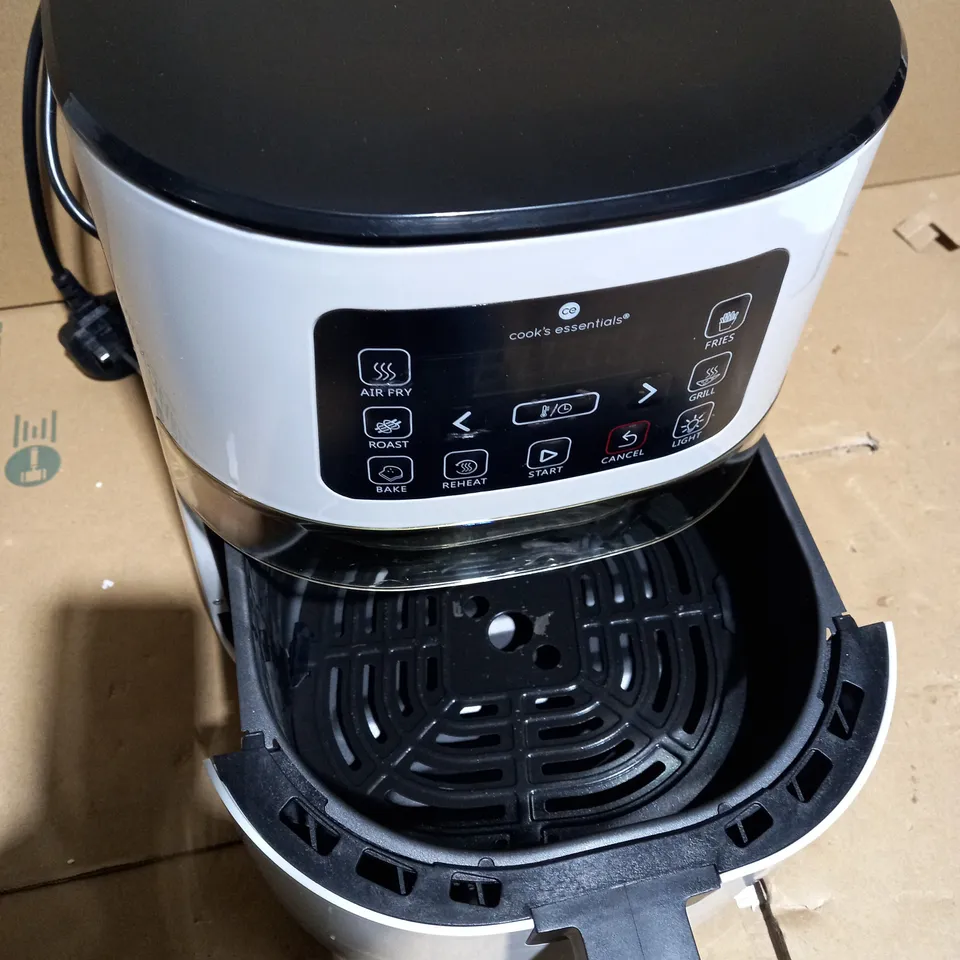 COOK'S ESSENTIALS 4.0L AIR FRYER COOL GREY