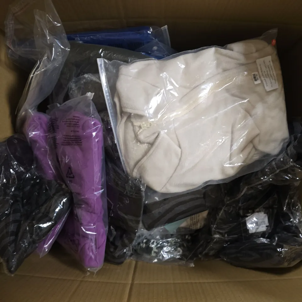 APPROXIMATELY 25 ASSORTED CLOTHING ITEMS IN VARIOUS SIZES, STYLES & COLOURS TO INCLUDE BRANDS SUCH AS QED LONDON, LA MERY, EMRECO, ETC - COLLECTION ONLY