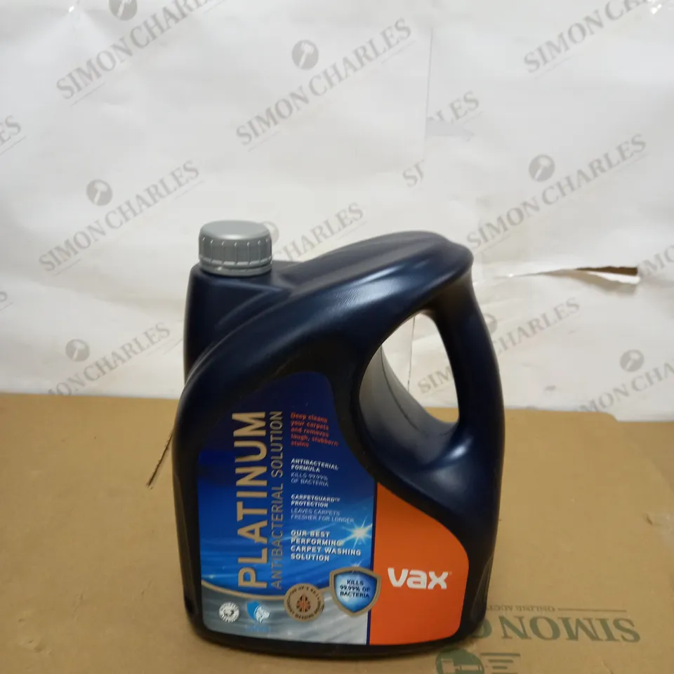 VAX PLATINUM ANTIBACTERIAL SOLUTION