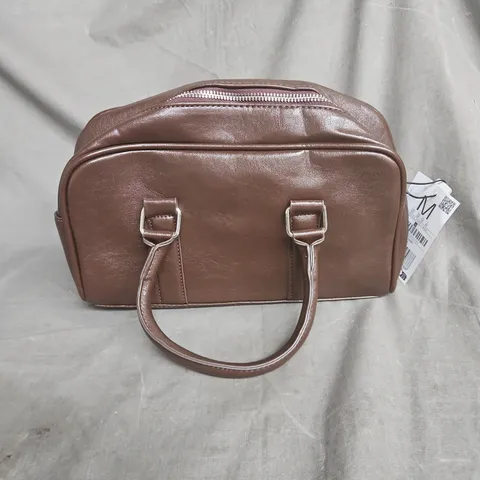 STRADIVARIUS LIMITED EDITION BROWN MEDIUM BAG WITH HANDLES. WITH TAGS