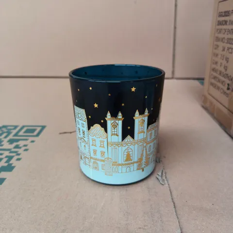GISELA GRAHAM LONDON - CHRISTMAS SKYLINE CANDLE HOLDERS - BOX OF 24 