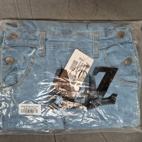 A2Z 4 KIDS GIRLS DUNGAREE IN LIGHT BLUE SIZE 11-12
