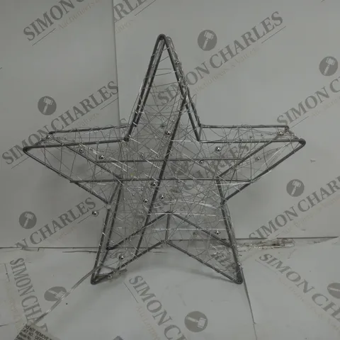 SET OF 2 LIGHT UP STAR ROOM DECORATIONS