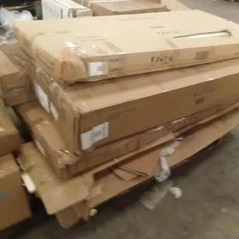 PALLET OF ASSORTED INCOMPLETE OR DAMAGED DUSK FLATPACK FURNITURE