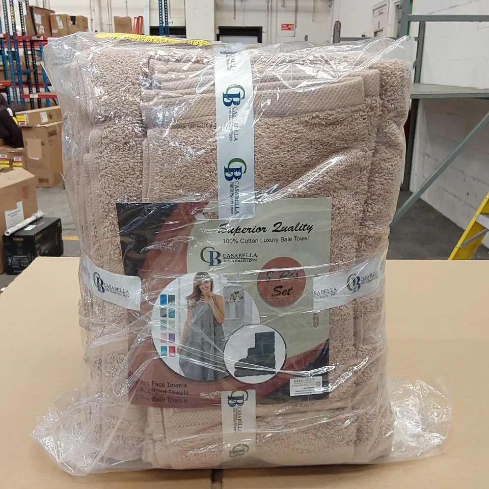 BAGGED CASABELLA 8PCS LUXURY TOWEL BALE SET (1 ITEM)