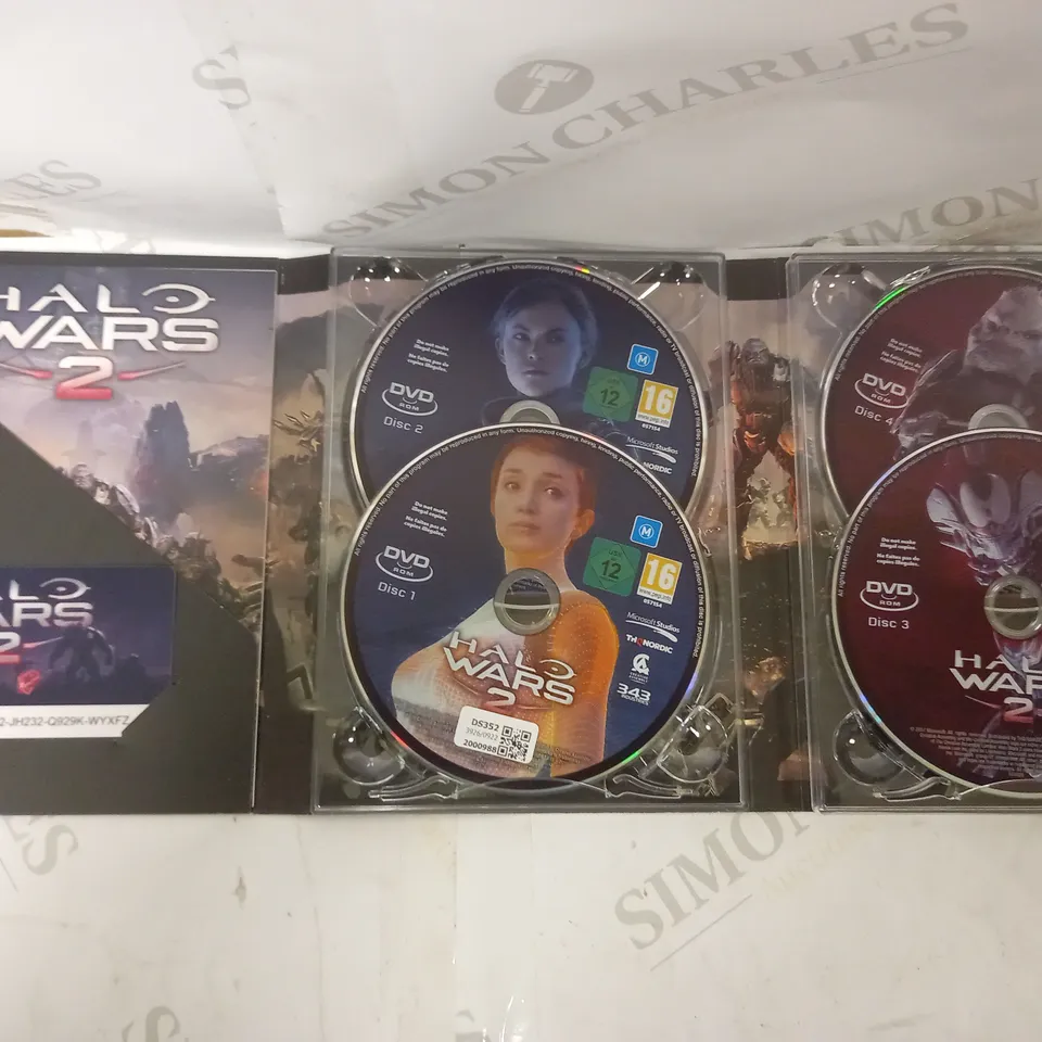 LOT OF 2 HALO WARS 2 PC PHYSICAL COPIES (PC DVD)
