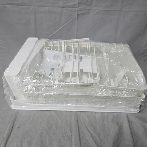 DISH DRYING RACK - WHITE