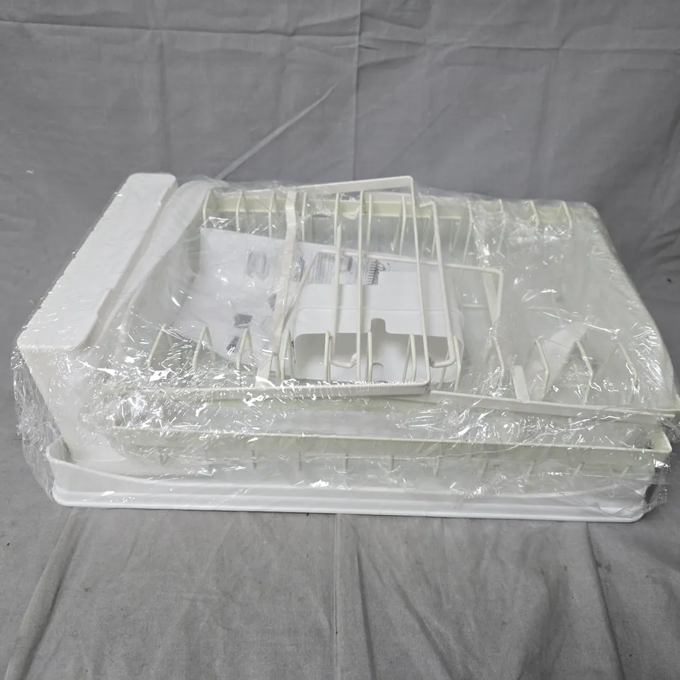 DISH DRYING RACK - WHITE
