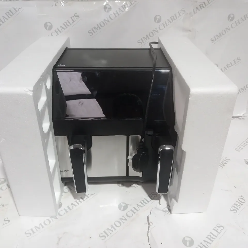 BOXED COOK'S ESSENTIALS 7.7L DUAL AIR FRYER 