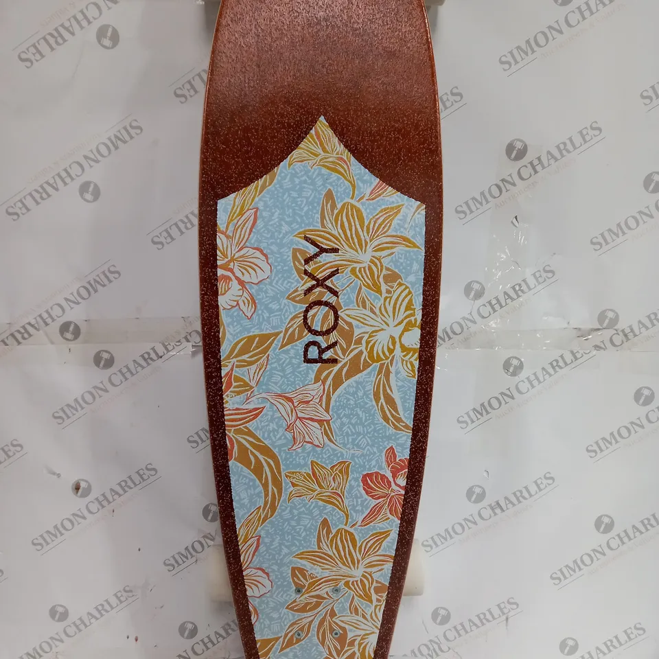 ROXY FLORAL WOODEN LONG BOARD