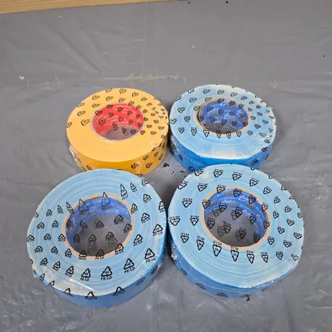 4 X MAGTAPE COLOURED MATT GAFFER TAPE ROLLS