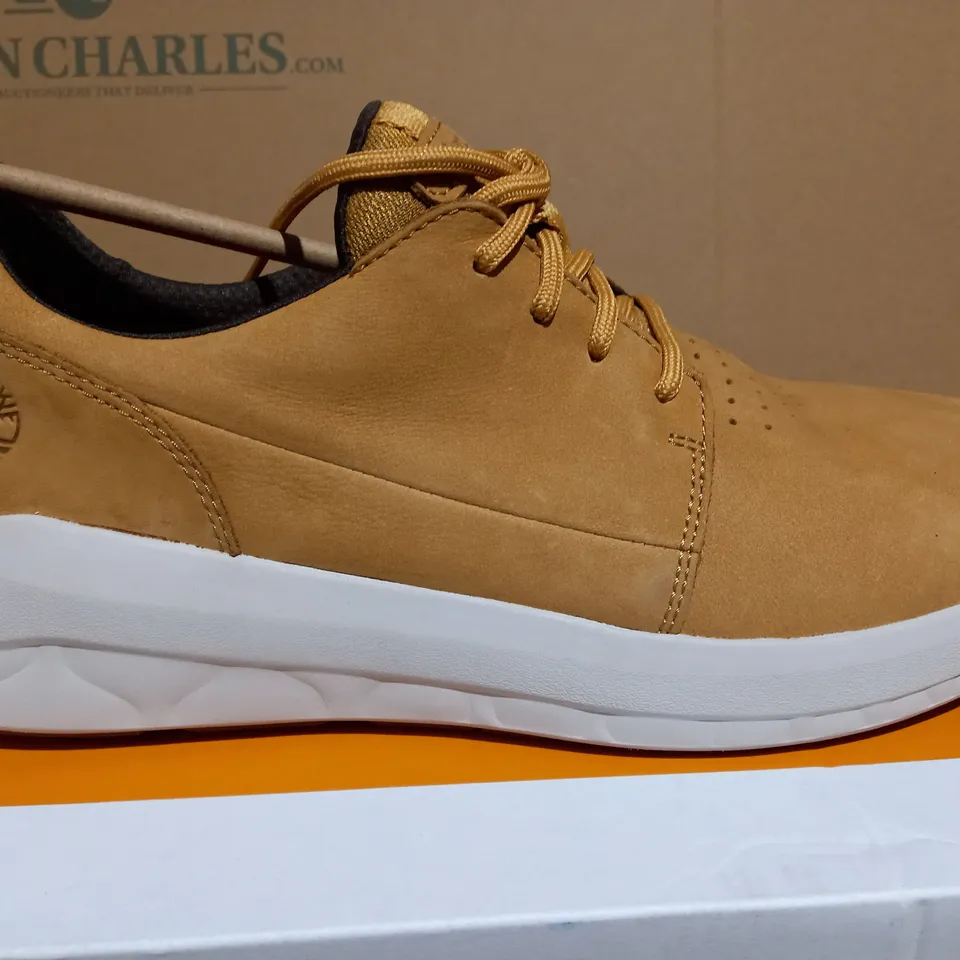 TIMBERLAND BRADSTREET ULTRA MENS OXFORD SHOES IN WHEAT NUBUCK - SIZE 10