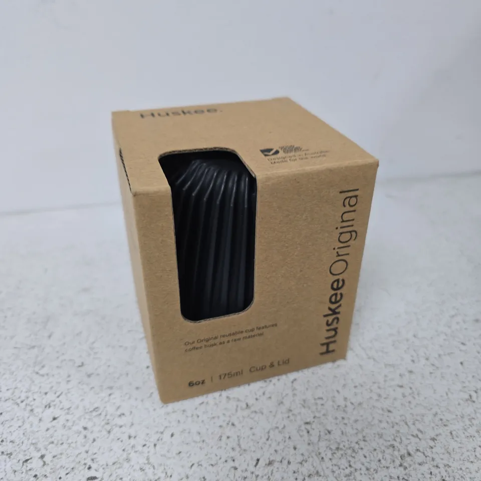 HUSKEEORIGINAL REUSABLE COFFEE CUP – 6OZ (175ML) IN BOX