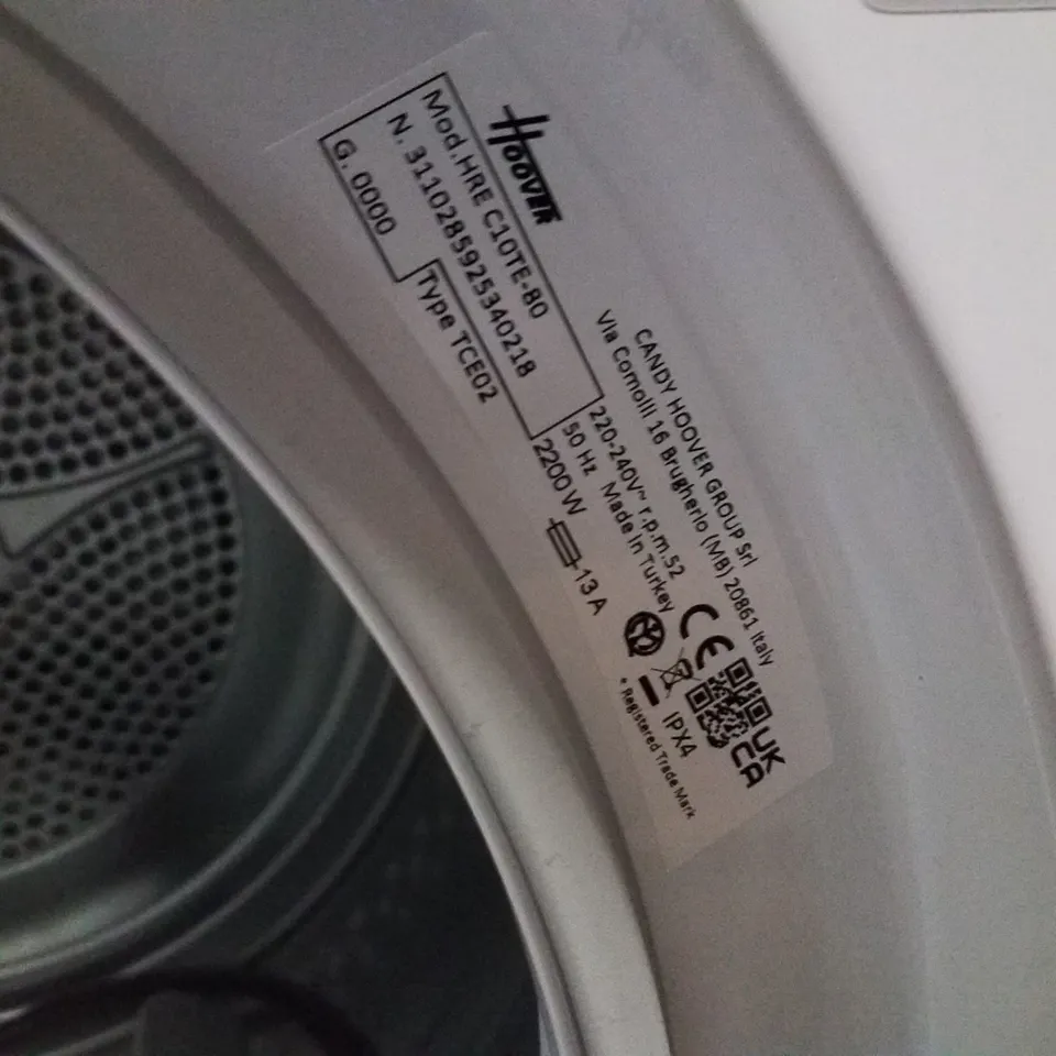 HOOVER H-DRY 350 10KG TUMBLE DRYER 