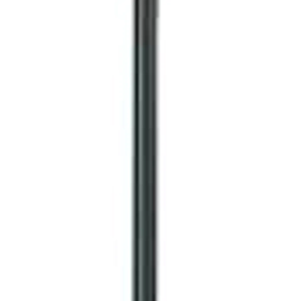 BOXED KENROY HOME WENDELL TOR-CHIERE 1 LIGHT UPLIGHTER FLOOR LAMP WITH FROSTED LIGHT BROWN SHADE