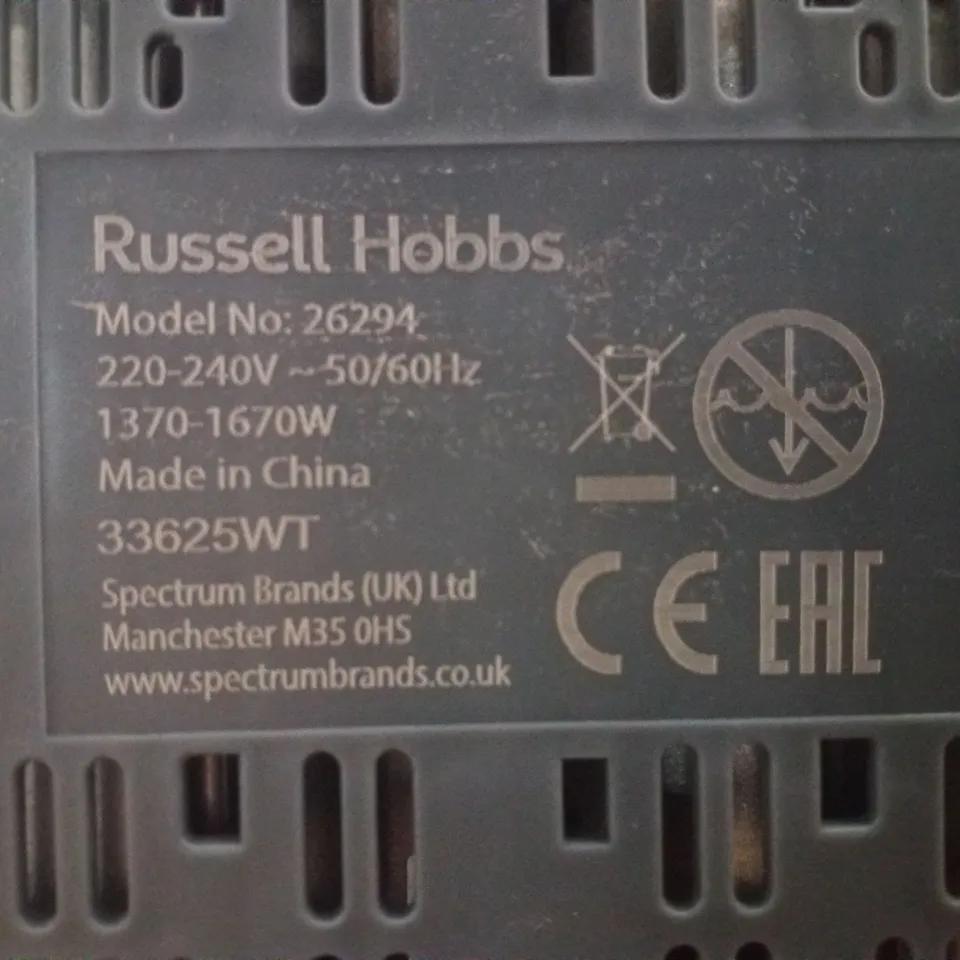 BOXED RUSSELL HOBBS 26294 STYLEVIA 4 SLICE TOASTER - SAGE