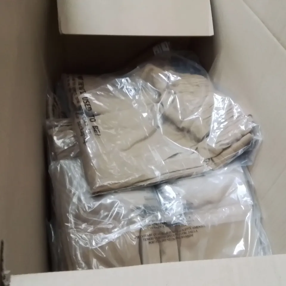 BOXED BRAND NEW APPROXIMATELY 16 JD WILLIAMS UTILITY WIDE LEG TROUSERS MUSHROOM SIZE 28