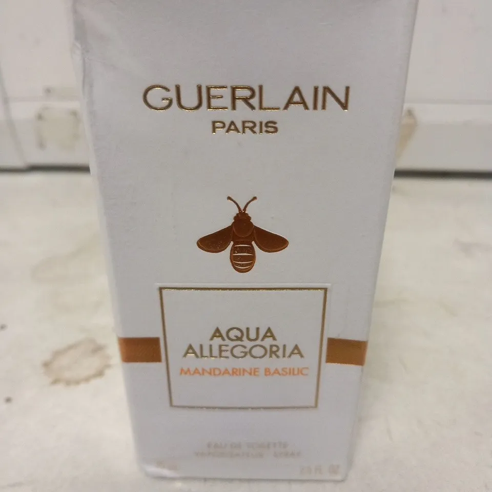 BOXED AND SEALED GUERLAIN AQUA ALLERGORIA MANDARINE BASILIC EAU DE TOILETTE 75ML