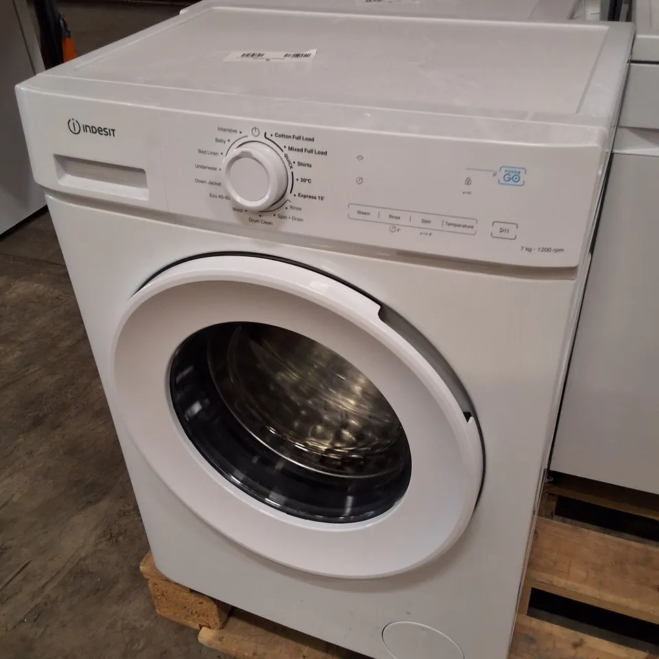 INDESIT MY TIME IMA 762 UK 7 KG 1200 SPIN WASHING MACHINE - WHITE