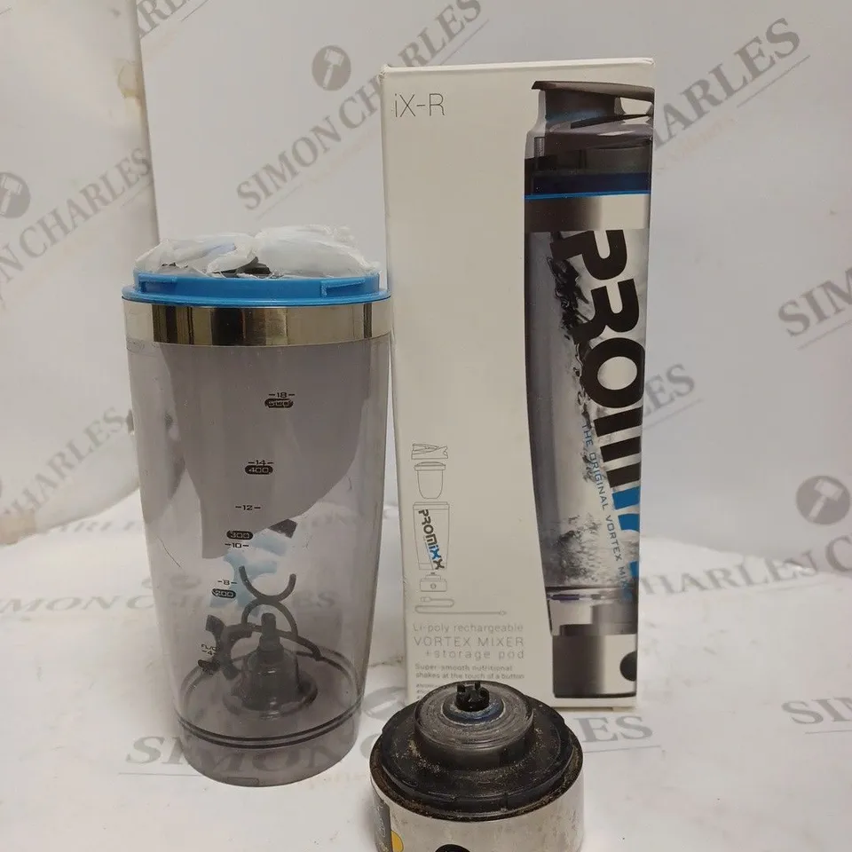 LI-POLY RECHARGEABLE VORTEX MIXER AND STORAGE POD  