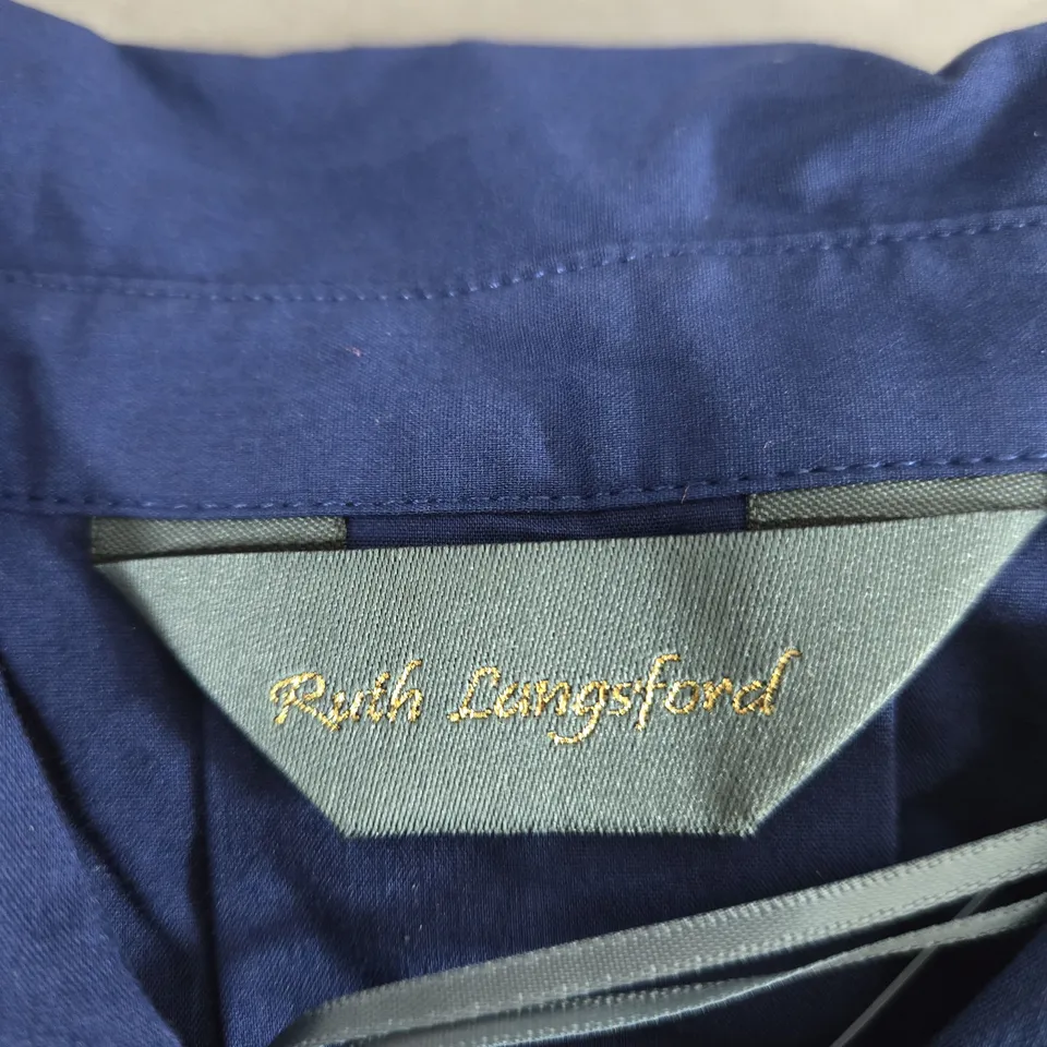 RUTH LANGSFORD BLUE SHIRT – WOMEN'S, UK 14 (US 10 / EU 46)
