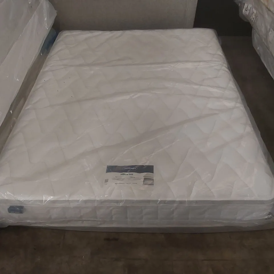 QUALITY BAGGED SILENTNIGHT MIRACOIL PILLOWTOP 5' KINGSIZE MATTRESS  RRP £499