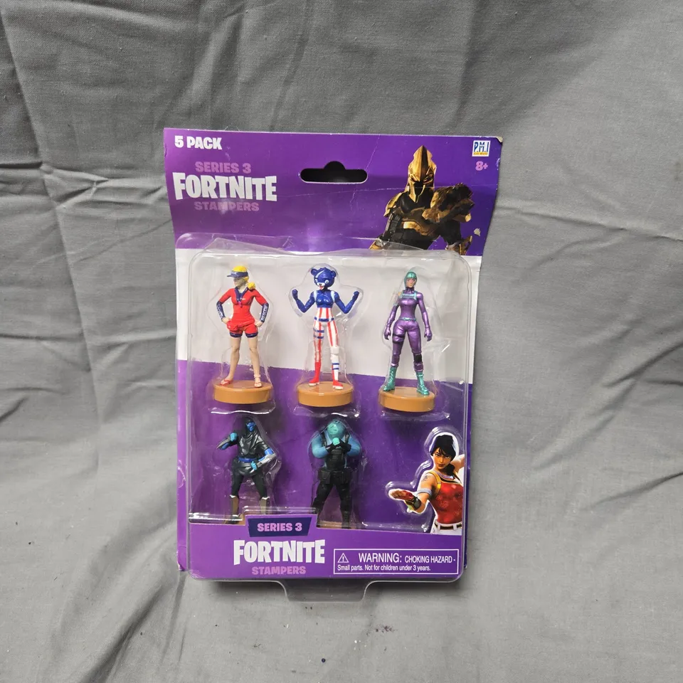 FORTNITE SERIES 3 STAMPERS 5-PACK FIGURES – ORIGINAL BLISTER PACKAGING