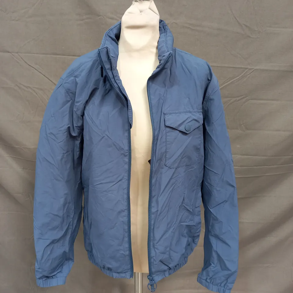 BARBOUR BLUE PADDED JACKET - SMALL