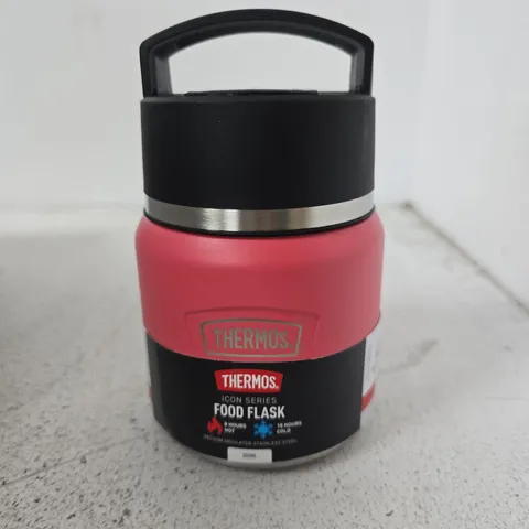 THERMOS ICON SERIES FOOD FLASK RED (355ML)