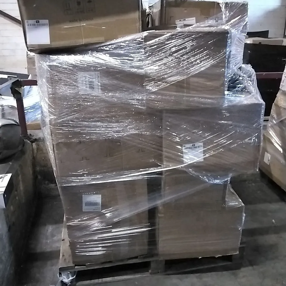 PALLET OF HOUSEHOLD ITEMS TO INCLUDE HAND HELD VACUUM CLEANER, INTENSE PULSED LIGHT WRINKLES REDUCING INSTRUMENT, MINI DESKTOP RANGE HOOD, DIGITAL TRAIL CAMERA AND OTHER ASSORTED ITEMS...