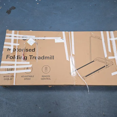 BOXED BLISS & BEYOND MOTORISED FOLDING TREADMILL