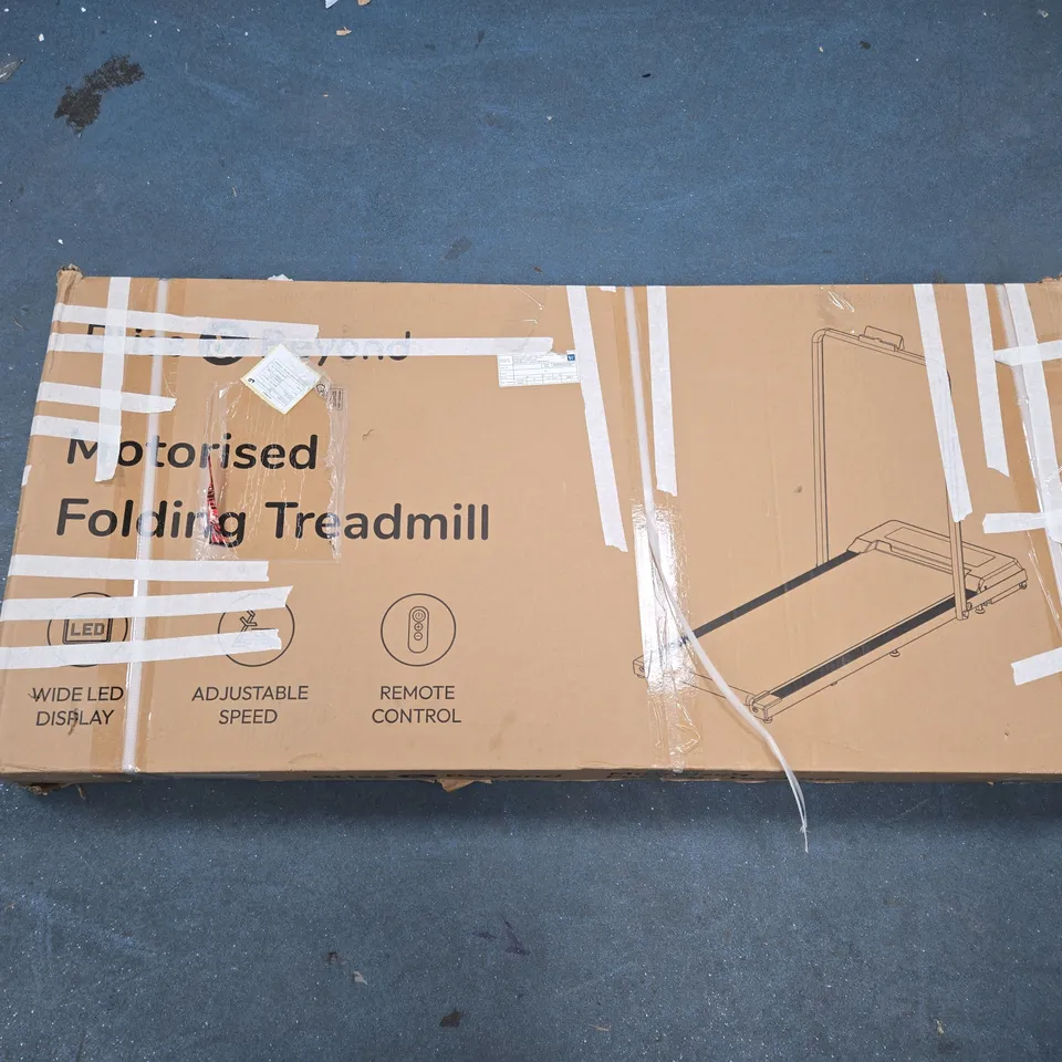 BOXED BLISS & BEYOND MOTORISED FOLDING TREADMILL