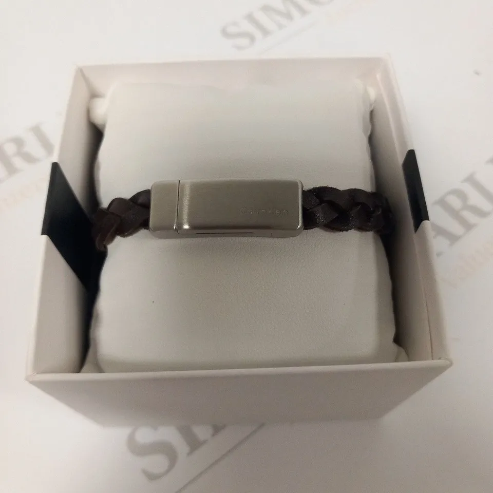 BOXED CALVIN KLEIN WRAPPED BRAIDED BRACELET