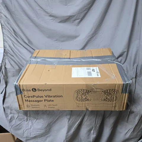 BLISS AND BEYOND COREPULSE VIBRATION MASSAGER PLATE BOXED