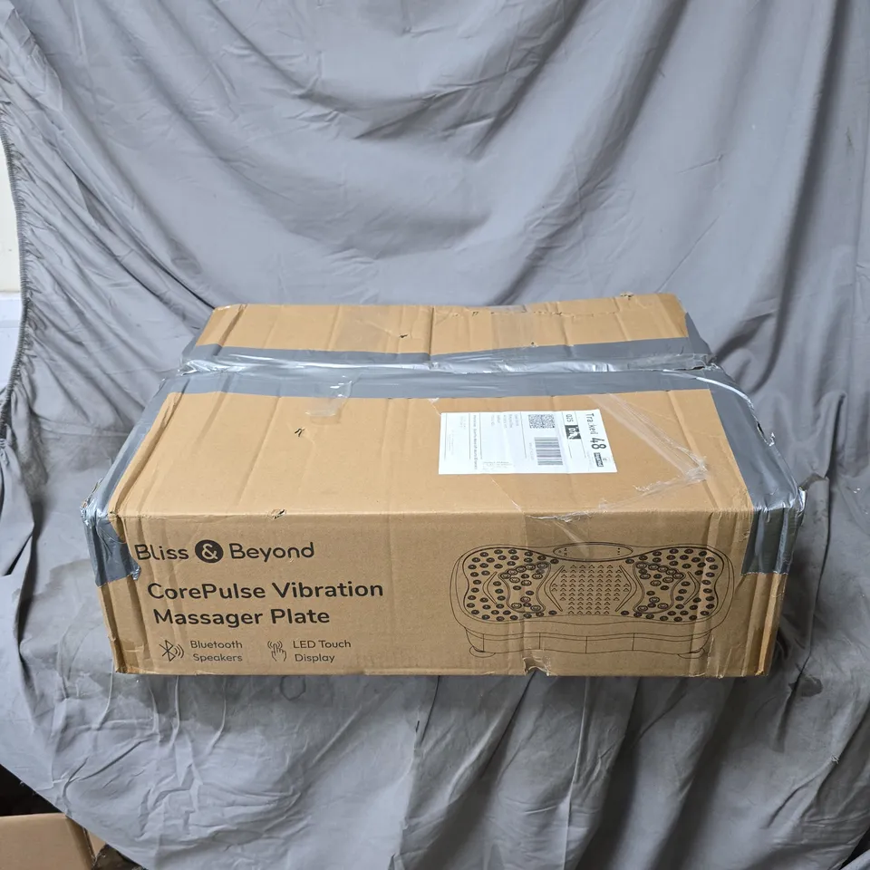 BLISS AND BEYOND COREPULSE VIBRATION MASSAGER PLATE BOXED