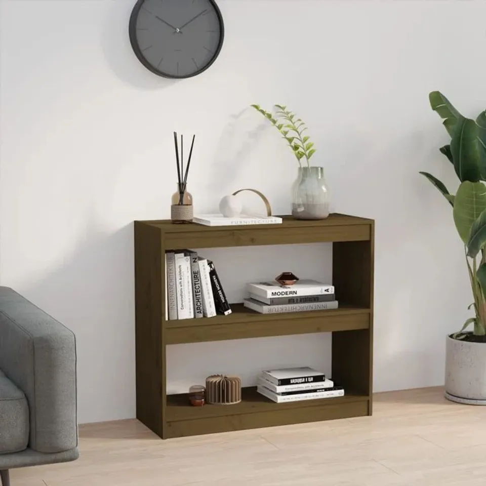 BOXED JAMARRI 72CM H SOLID WOOD STANDARD BOOKCASE